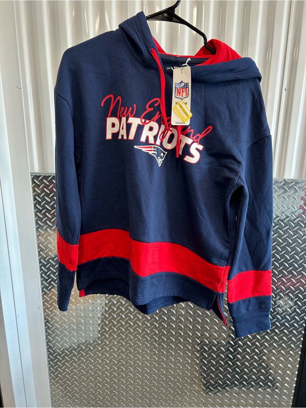 Women’s Navy & Red Hoodie Sweatshirt